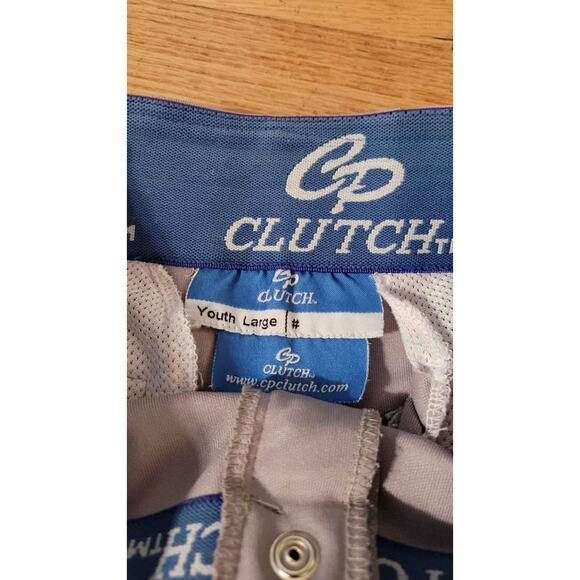 CP Clutch Youth Large Gray Baseball Pants Elastic Bottom Softball Game Practice - Picture 3 of 7